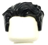 Black Swept Left Minifigure Hair