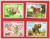 Ghana Fauna and Flora Stamp Collection