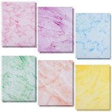 Marble Rainbow Letter Paper Pack