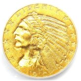 1910-D Indian Gold Half Eagle $5 Coin - ICG MS63 (UNC BU) - Rare - $3,690 Value