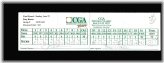 Classic Golf Scorecard Autographed by Kocur and Viola with COA