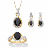 Onyx and Diamond Elegance Set