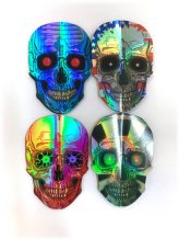 Skull Dart Flights Set - 4 Sets of 3 Flights for Steel or Soft Tip Darts