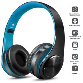 Blue Harmonic Soundwave Headphones