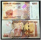 Uganda 1000 Shillings Banknote