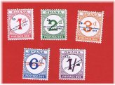 Ghana Postage Due Stamps Collection