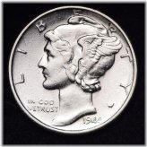 1944 Mercury Silver Dime