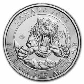 Canada's Prehistoric Predator 2 oz Silver Coin - 2023 Edition