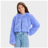 Arctic Sky Faux Fur Jacket