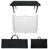 Event Ensemble: Portable Facade, Scrim, and Adjustable Table Set with Travel Bag