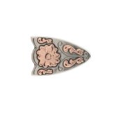 Cactus Belt Buckle Tip - Nickel and Rose Gold Plated