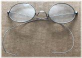 Antique Wire Rim Oval Eyeglasses