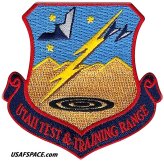 Utah Test & Training Range - UTTR - DOD USAF - Hill AFB, UT - Original Vel Patch