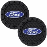 Blue Oval Car Coasters