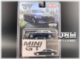 Silver & Blue Maybach S680 Mini GT Diecast Vehicle