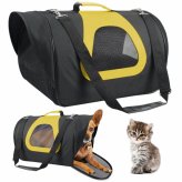 PetVenture Tote: Compact Mesh Carrier for Small Animals (13")