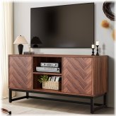 Retro Media Console Cabinet