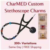 Crystal Charms for Medical Stethoscopes