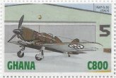 Ghana Peace and War Airplanes Stamp 1998