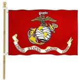 Patriotic Marine Corps Flags