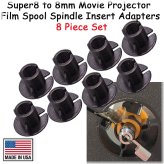 Film Spool Spindle Insert Adapters Set