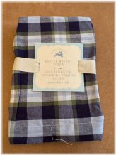 Nantucket Plaid Blue Cotton Easter Liner