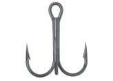 Black Nickel Round Treble Hooks by VMC