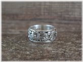 Southwest Blossom Silver Ring
