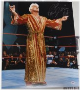 Championship Legacy: Ric Flair Autographed Wrestling Photo