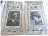 Vintage B.F. Keith's Theatre Programs featuring Charlotte Lander