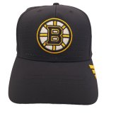 Black and Gold Bruins Adjustable Cap