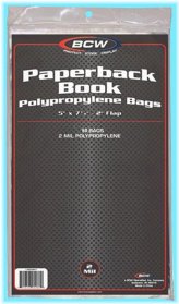 Paperback Preservation Bags