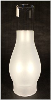 Frosted Glass Kerosene Lamp Chimney