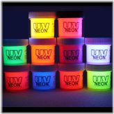 Dramatic Glow Paint Set with UV Keychain and Free Medium