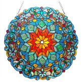 Vibrant Glass Mosaic Circle