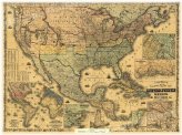 North American Cartography: Military and Railroad Map of 1862