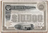 West Shore Railroad Company Bond Stock Certificate