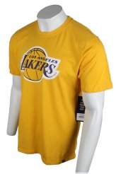 Gold Lakers Big Logo Tee