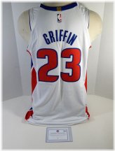 Blake Griffin's Authentic Game-Issued Pistons Jersey