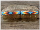 Southwest Beaded Hair Comb Set by Raven Cleveland