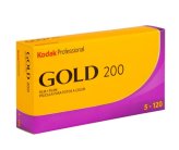 Gold 200 Color Negative Film - 120 Roll (5 Pack) by Kodak Professional