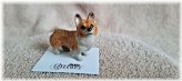 Sasha the Pembroke Welsh Corgi Miniature Figurine by Little Critterz