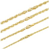 Radiant Rope of Gold Necklace