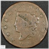 Matron Head Copper Large Cent 1C