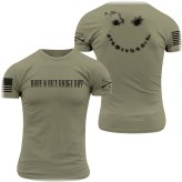 Military Green Range Day T-Shirt for Men by Grunt Style