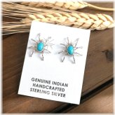 Turquoise Spider Stud Earrings