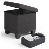 Storage Cube Ottoman with Bin