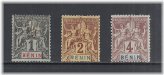 Benin Navigation & Commerce Stamps (1894)