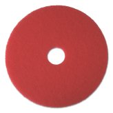 Red Buffing Floor Pads - Pack of 5