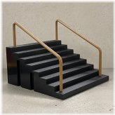 Midnight Staircase: 1/12 Scale Display Set for Dioramas (No Figures)